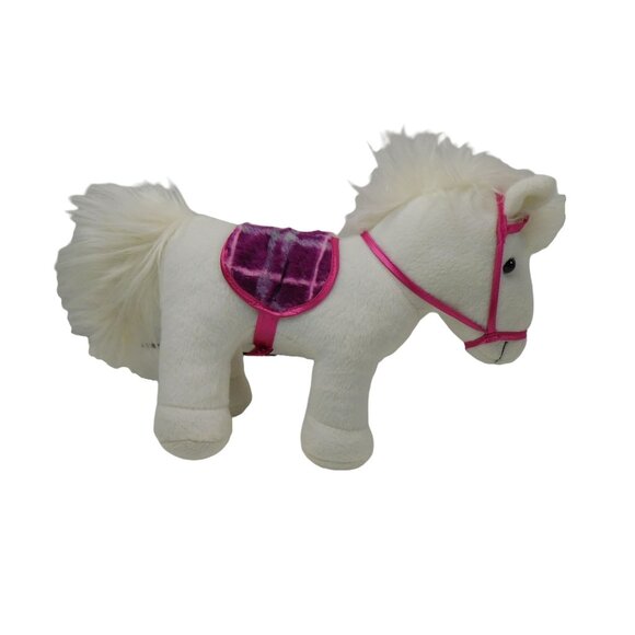 Pucci Pups White Pony /Horse Plush 10" Stuffed Animal - Picture 3 of 7